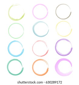 watercolor-round-frames