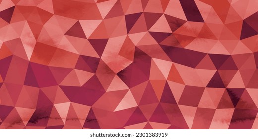 Ilustración de fondo de polígono de color de agua en Ruby.