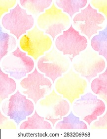 Watercolour background. Seamless vector pattern. EPS10.
