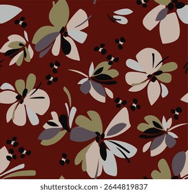 Watercolour floral set. DIY flower elements collection - perfect for flower bouquets, wreaths, arrangements, Spring floral set of abstract watercolor blooming red roses, leaves, branches,