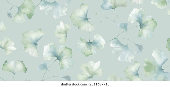 Watercolour flower textile seamless design digital print all over pattren