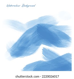 paisaje de montaña acuarela. nublado de montaña de fondo acuático. acuarela de arte para afiches, papel pintado, presentación y vectores gráficos de banner.