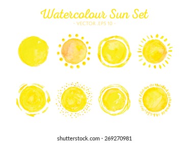 Watercolour Sun Set