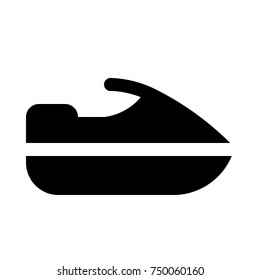 watercraft icon on isolated background