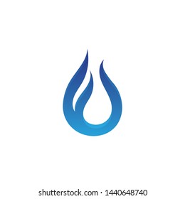 Waterdrop Creative Vector Logo Design Template