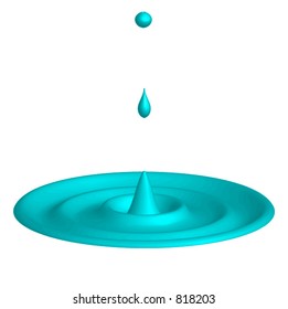 Waterdrop (the moment after the splash)