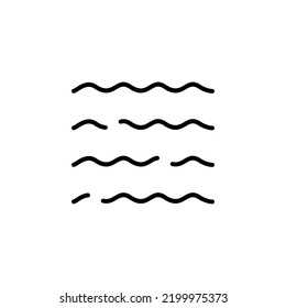 Waterdrop, Water, Droplet, Liquid Dotted Line Icon Vector Illustration Logo Template. Suitable For Many Purposes.