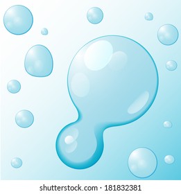 waterdrops. Illustrations And Vector Art