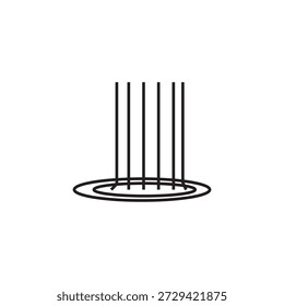 waterfall icon illustration element design