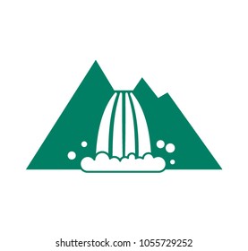 Waterfall Icon. Vector