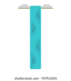 Waterfall isolated vector illustration