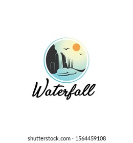 The Waterfall Logo Design Tamplate