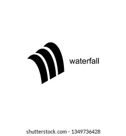 Waterfall Logo Vector