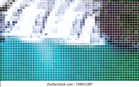 Waterfall mosaic abstract colored wall pattern background,EPS10