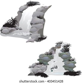 waterfall nationally vector