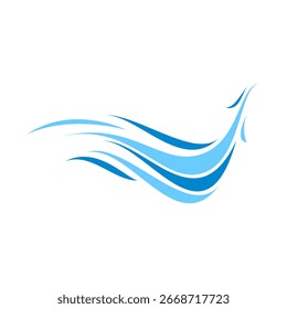 Waterfall simple illustration design vector