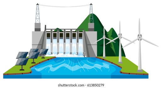 Watergate and wind turbines