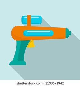 Watergun Icon. Flat Illustration Of Watergun Vector Icon For Web Design