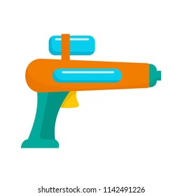 Watergun Icon. Flat Illustration Of Watergun Vector Icon For Web Isolated On White