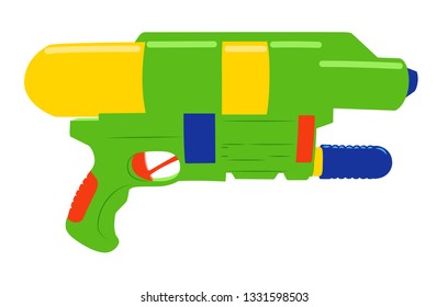 Watergun Realistic Vector Illustration Isolated