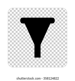 watering can  - black vector icon