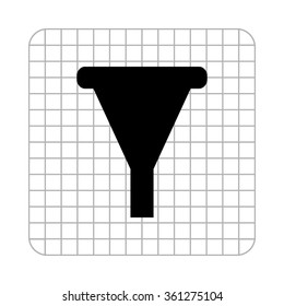 watering can -  black vector icon