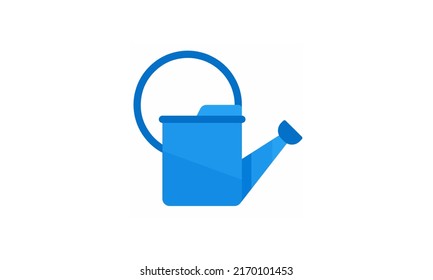 watering can color icon. Isolated vector illustration
