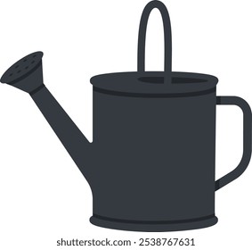 Watering can colored icon. Gardening tool