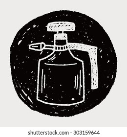 watering can doodle