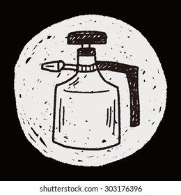 watering can doodle