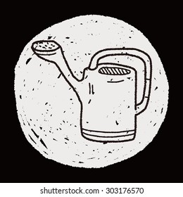watering can doodle