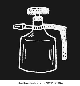 watering can doodle