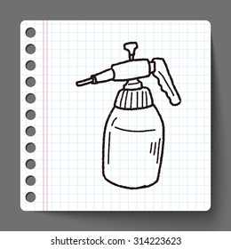 watering can doodle