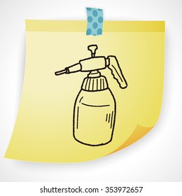 watering can doodle
