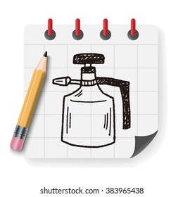 watering can doodle