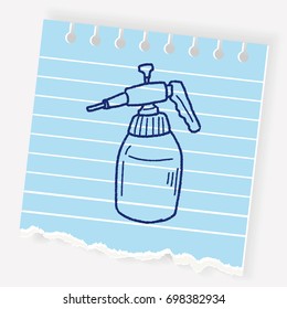 watering can doodle