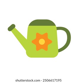 Watering Can Flat Icon Design For Personal nad Commercial Use