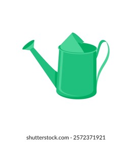 Watering Can Flat Icon, Vector illustration