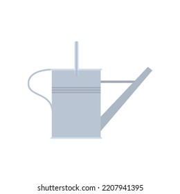 Wassersport kann flache Illustration. Clean-Design-Element auf einfarbigem Hintergrund