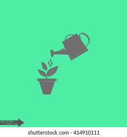 Watering can with flower