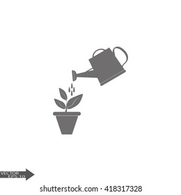 Watering can with flower