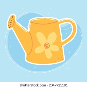watering can with flower icon