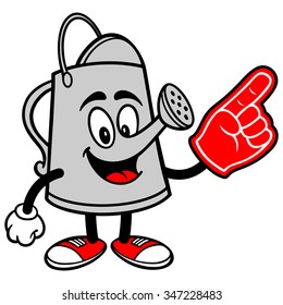 Watering Can with Foam Finger