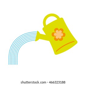watering can garden icon vector illustration design