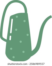Watering can garden tool vector illustration