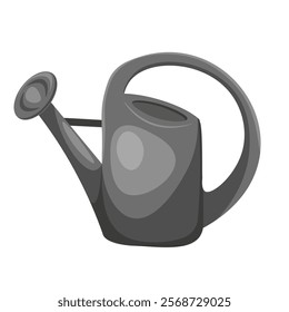 Watering can. Gardening tool. Isolated vector illustration