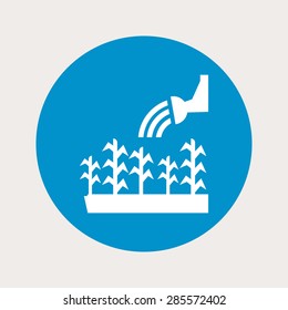 Watering can icon. Watering can icon.