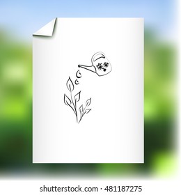 Watering can icon