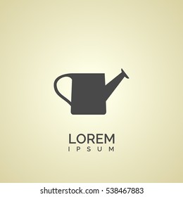 Watering can icon. icon design