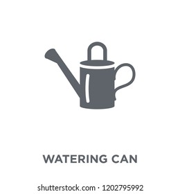 Watering can icon. Watering can design concept from Agriculture, Farming and Gardening collection. Simple element vector illustration on white background.